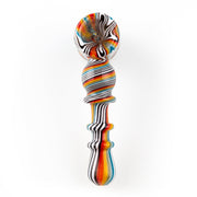 top view of a rainbow style bubbler pipe