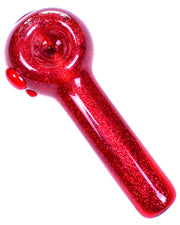 freezable red glycerin coil hand pipe