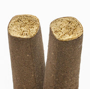 a photo displaying a corn husk filter and hemp wrap