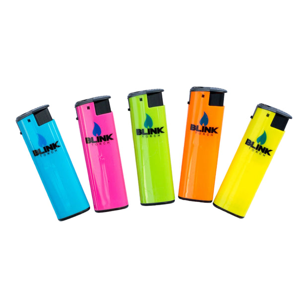 Colorful blink torch lighters