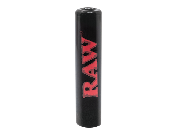 raw black glass tip