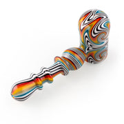 colorful glass hand pipe