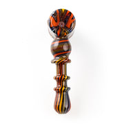 toop views of a glass bubbler pipe