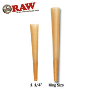 raw cones size chart
