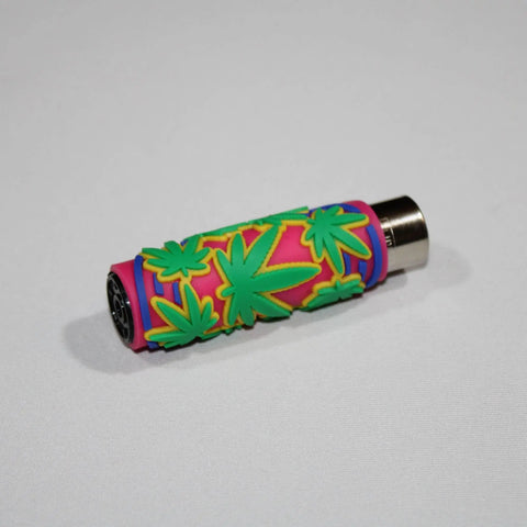 clipper lighter with marijuana leaf