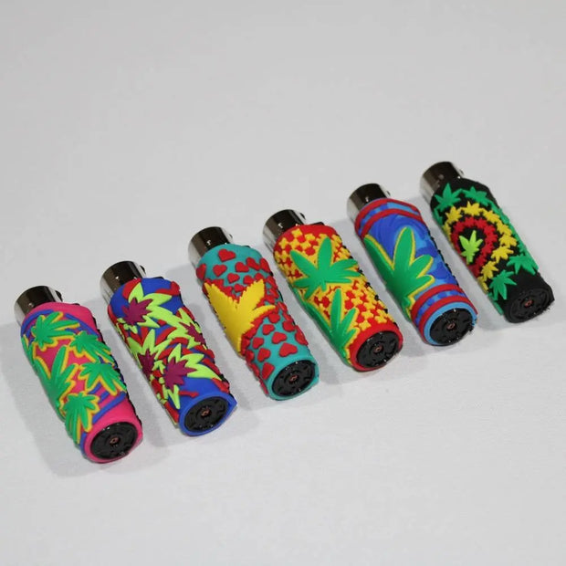set of five lighters