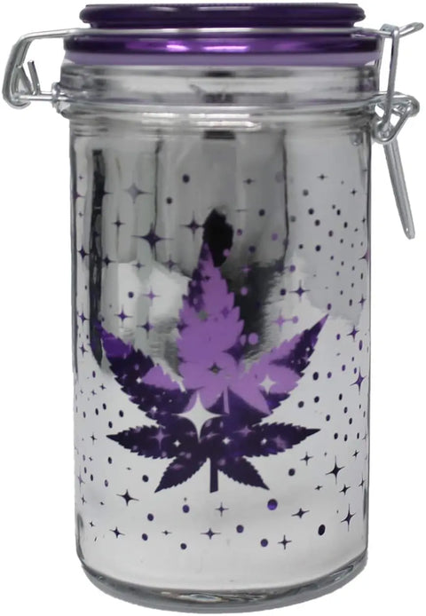 Purple stash jar