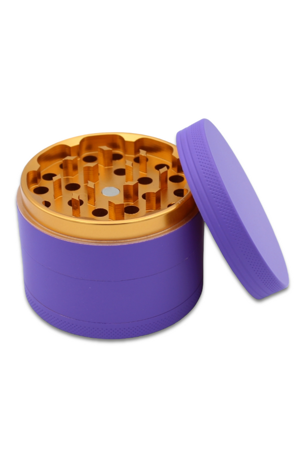 kaycrea purple and gold herb grinder