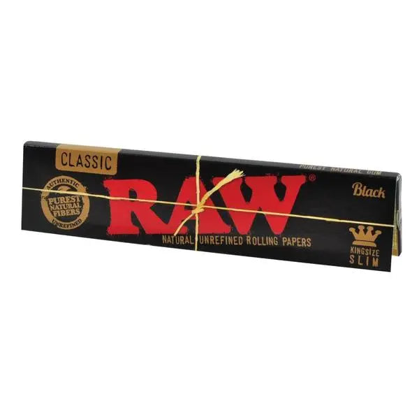 raw black rolling papers